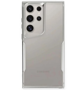 Galaxy S24 Ultra Kılıf Boyi Silikon Kapak - Gümüş