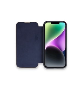 iPhone 14 Pro Max Kılıf Dolpin Kapaklı - Lacivert