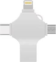 4in1 Cep Telefonu Çok Fonksiyonlu Usb Flash Bellek 128 gb Type-C, Micro SD ve Kart Okuyucu