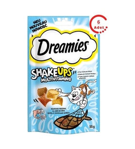 Shakeups Multivitaminli Deniz Ürünleri Kedi Ödül Maması 55 gr x 6 Adet