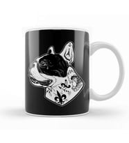 Tattooed French Bulldog Kupa Bardak Porselen
