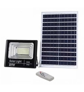 ZMR SOLAR PROJEKTÖR 200W 6500K harici panelli