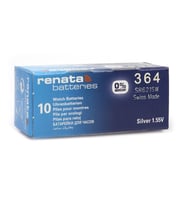 Renta 364 Sr621sw 1.55v Alkalin Saat Pili 10 Adet