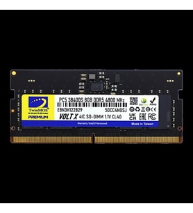 TWINMOS 8GB DDR5 4800MHZ NOTEBOOK RAM VALUE TMD58GB4800S40