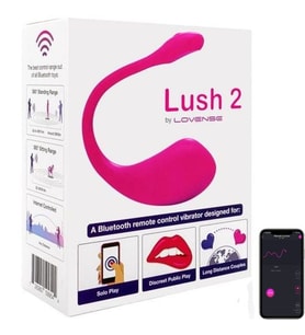 Lovense Lush 2.0 Yeni Versiyon Akıllı Telefon&Tablet Kontrol Giyilebilen Vibratör