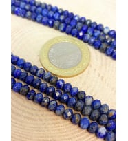 Lapis Taşı Rondela Faset Kesim Dizi 3,5*5mm (45236)