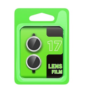 Newface Apple iPhone 17 Raze Metal Kamera Lens - Gümüş