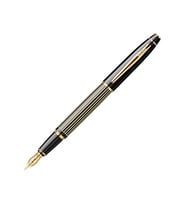 SCRIKSS 35L DOLMAKALEM ÇİZGİ DESENLİ SİYAH ALTIN LÜKS KUTU