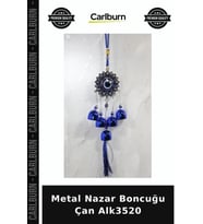 Özel Üretim Dekoratif Ev Süsü Metal Nazar Boncuğu Çan Alk3520