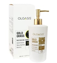 Olgasis Gold Grass Shampoo Kepek Sedef Egzama Günlük Bakım Şampuanı Biotin - Altın Otu - Shea Butter 500Ml
