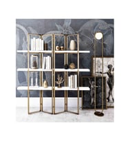 Cloe Gold Kitaplık&Duvar Rafı