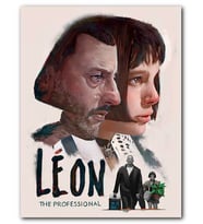 Cakatablo MDF (Ahşap) Tablo Leon Film Afişi Görseli