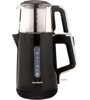 Bambum Cam Demlikli Çay Makinesi Siyah B6046