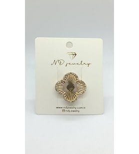 Golden Clover Broş