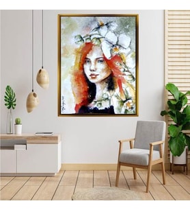 Altın  Çerçeveli tablo n581