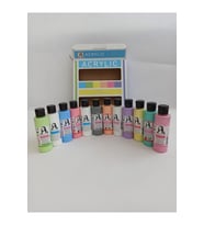 Südor Mona Lisa Chalky Akrilik Boya Seti 12 Renk x 70 ml (Karışık)