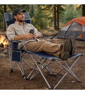 FreeCamp Phoenix Katlanır Masalı Sandalye-LACİVERT-GRİ