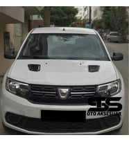 Dacia Logan Uyumlu Piano Black Kaput Üstü Havalandırma Izgarası