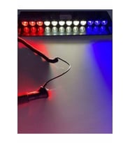 S12 Cam İçi Vantuzlu Polis Çakar 12 Ledli Kırmızı Beyaz Mavi Çakmaklık Girişli 3 Renk