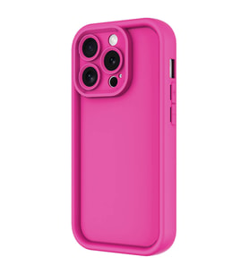 iPhone 15 Pro Max Kılıf Kamera Korumalı Ananas Silikon Kapak (Pembe)