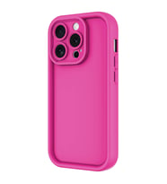 iPhone 15 Pro Max Kılıf Kamera Korumalı Ananas Silikon Kapak (Pembe)