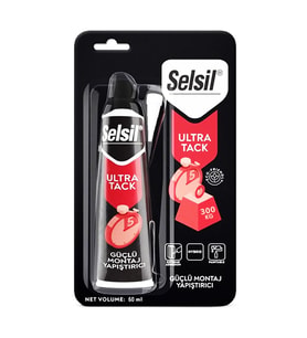 SELSİL MONTAJ YAPIŞTIRICI BEYAZ ULTRA TACK 60ML (5343)