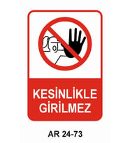 İŞ GÜVENLİĞİ UYARI LEVHASI 1 ADET PVC 21 X 29CM