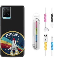 Vivo Y11S Y21S Y20 Y20S Y70 Kılıf Kablo Koruma Spiral Silikon Nasa 1326