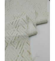 GEOMETRİK DESEN BROKAR KUMAŞ (Bej)