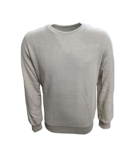 Rey Polo R02706 Erkek Basic Selanik Sıfır Yaka Sweatshirt - Rey Polo - Bej (Bej)