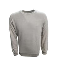 Rey Polo R02706 Erkek Basic Selanik Sıfır Yaka Sweatshirt - Rey Polo - Bej (Bej)
