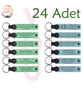 Yeşil & Gök Mavi, Festival Katılımcılarına Küçük Sürpriz, 24’lü Set, Kişiselleştirilebilir Hediyelik