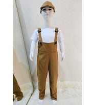 Bahçıvan Tulum ve Şapka Set Taba