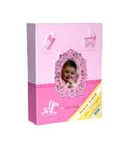 200’lük 10x15cm Bebek Fotoğraf Albümü (Pembe)