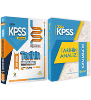 2024 KPSS Tarih 2li Set Karakutu ve Anamorfik Yayınları Analiz Konu Anlatım-Soru