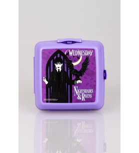 LİSANSLI WEDNESDAY 2 KATLI BESLENME KUTUSU / LUNCH BOX