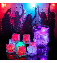 12 ADET LED IŞIKLI BUZ KÜPÜ LED LİGHT ICE CUBE RENKLİ LED IŞIKLI VIP KALİTE BUZ KÜPÜ CLUB IŞIKLARI