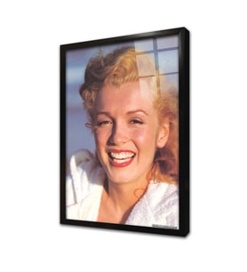 Renkli Marilyn Monroe Çerçeveli Cam Tablo