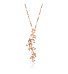 SARMAŞIK ROSE 925 AYAR GÜMÜŞ KOLYE