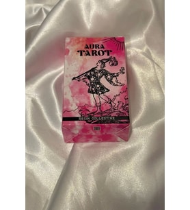 Auro Tarot Orjinal Tarot Kart Aura Tarot Destesi Ve Kitabı Pembe Kadife Keseli