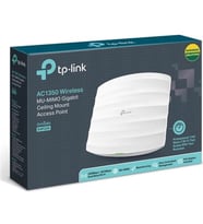 Omada EAP225 AC1350 1 Port Gıgabıt RJ45 2.4/5GHZ Mu-mımo Poe Tavan Tipi Access Poınt (poe Adaptörü Dahil)