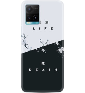 Vivo Y11S Y21S Y20 Y20S Y70 Kılıf Desemli Silikon Life and Death 1339