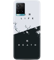Vivo Y11S Y21S Y20 Y20S Y70 Kılıf Desemli Silikon Life and Death 1339