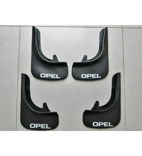 Opel Tüm Modellere Uygun Paçalık Ön-Arka Takım Tozluk Çamurluk (Siyah - Beyaz)
