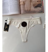 Orijinal Lazer Kesim Spandex Invisible Dikişsiz Transparan Detaylı Tanga- 2803 (Beyaz)