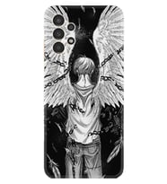 Samsung Galaxy M14 Kılıf Resimli Desenli Silikon Platinium Series Angel 1883
