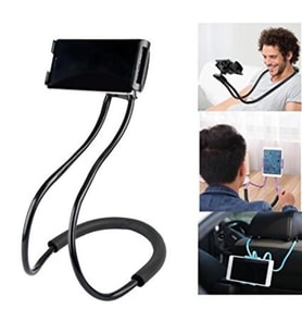 Lunaev Boyuna Asılan Ergonomik 360 Derece Cep Telefonu Tutucu Stand