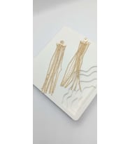 Gold Renk Zincir Küpe Aparatı