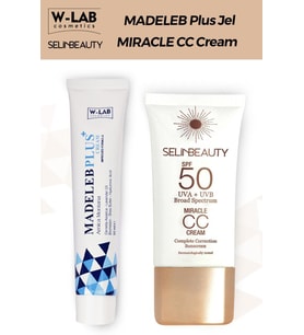 Selin Beauty Miracle CC Krem + W Lab Madeleb Plus Krem Set
