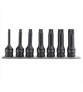 Ceta C68-Rx07 7 Parça 1/2 Xzn Uçlu Havalı Lokma Takımı (Siyah)